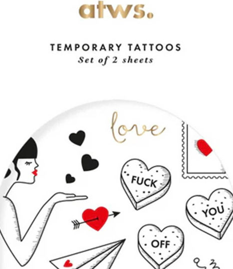 Atws Tattoos Love Set White 3701344210496