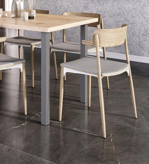Finetto Metal Furniture Leg Suitable for Table / Coffee Table / Desk 5x5cm Gold