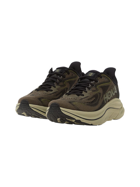 HOKA Clifton 10 Sport Shoes Running Black