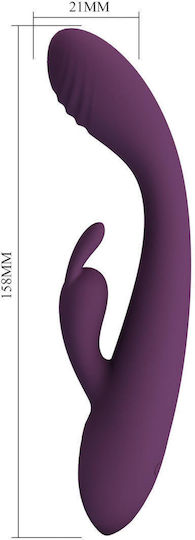 Pretty Love Vibrator Puternic Iepurele Violet
