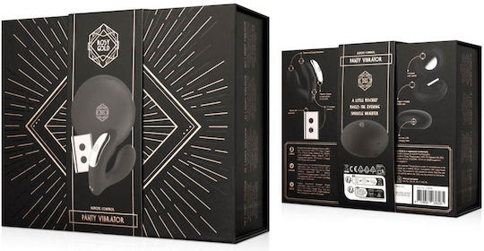 Rosy Gold Vibrator Δονητής με Απομακρυσμένο Έλεγχο Μαύρος
