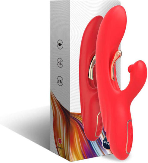 B-Series Joy Δονητής Rabbit 22.4cm Κόκκινος