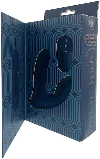 Dream Toys Vibrator Διπλός Δονητής με Απομακρυσμένο Έλεγχο Μπλε