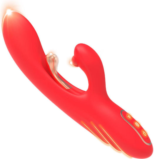B-Series Joy Δονητής Rabbit 22.4cm Κόκκινος