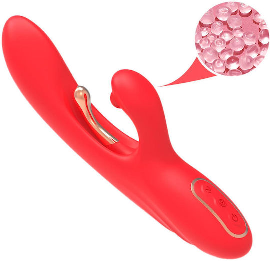 B-Series Joy Δονητής Rabbit 22.4cm Κόκκινος