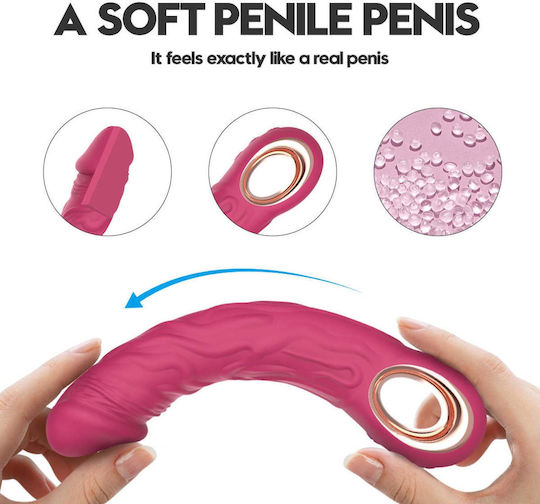Lovesecret Vibrator G-Punkt mit Fernbedienung 22cm Rosa