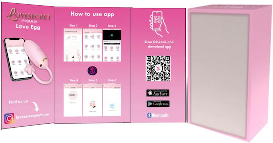 Lovesecret Vibrator Egg cu Telecomandă Roz