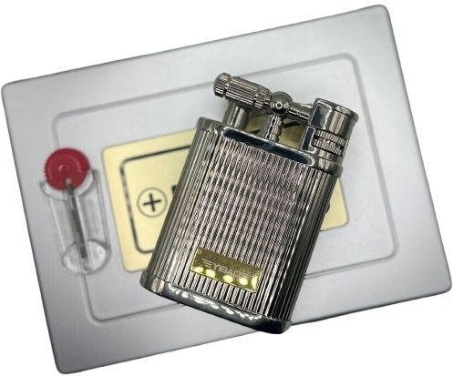Tou Pappou Lighter Flame in Silver color