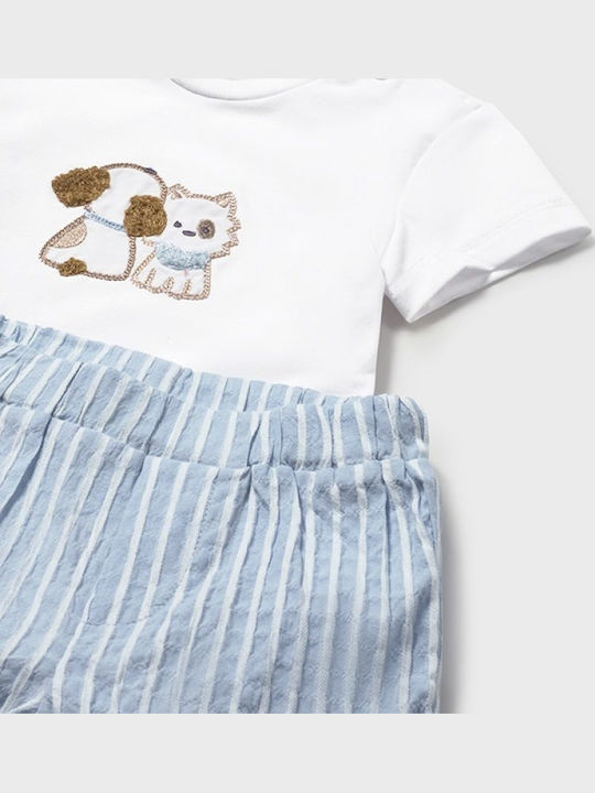 Kinder-Set mit Shorts Sommer 2Stück Sky Blue