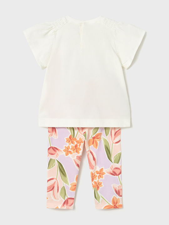 Kids' Set with Leggings Summer 2pcs Pink