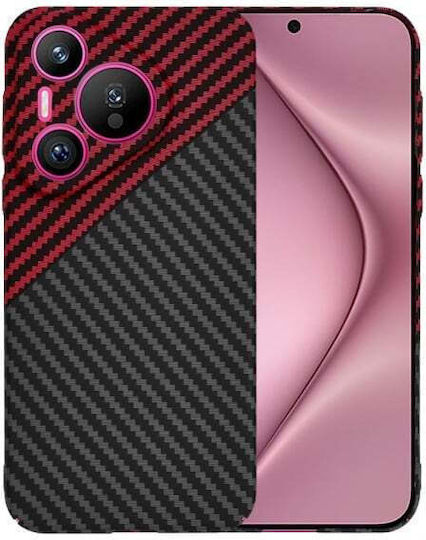 Techsuit Umschlag Rückseite Schwarz (Huawei Pura 70)