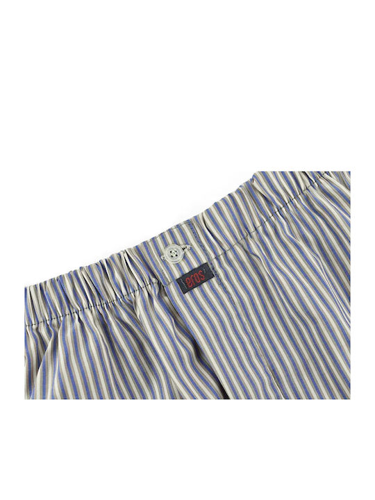 Herren Boxershorts Sky blue, Beige, Blue 1Packung
