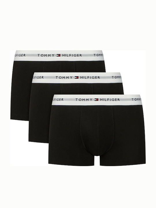 Slipuri pentru bărbați Black 3Pachet