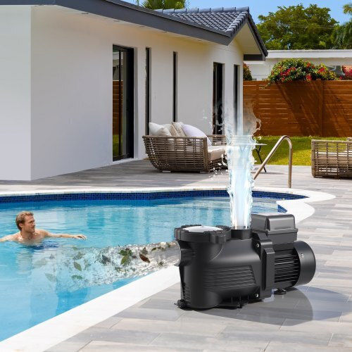 Vevor Single-Phase Pool Water Pump Filter With Maximum Supply 11100 Lt/h