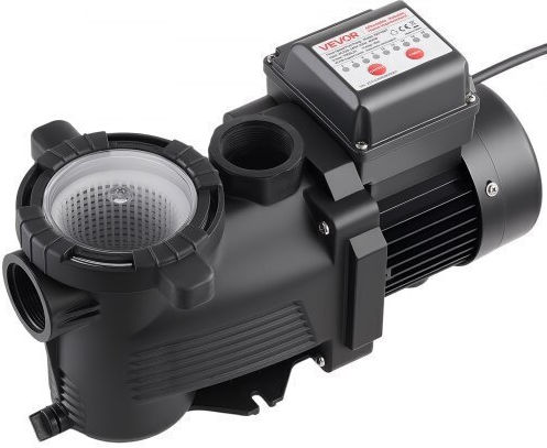 Vevor Single-Phase Pool Water Pump Filter With Maximum Supply 11100 Lt/h