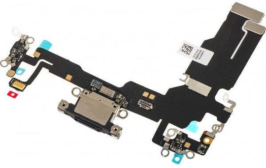 Порт За Зареждане Микрофон Apple iPhone 15 Band Черен