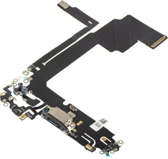 Υποδοχή Φόρτισης Μικρόφωνο Apple Iphone 15 Pro Max Μαύρο