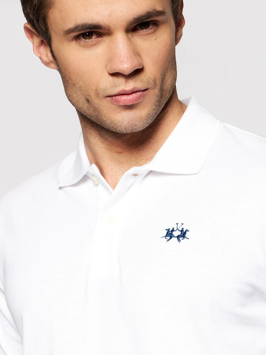 Polo Short Sleeve White Blouse