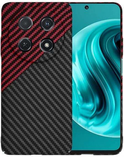 Калъф Huawei Nova 13i Nova 12i Techsuit Carbonite Fibershell Черен Червен