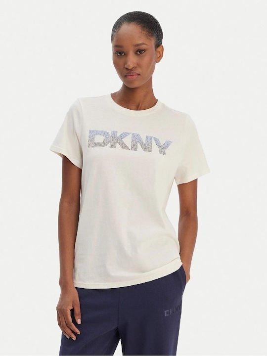 Damen Bluse Kurzärmelig Beige