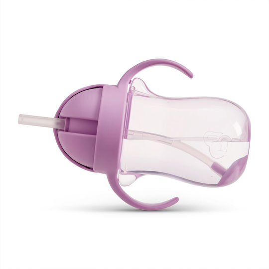 Munchkin Toddler Cup Any Angle Weighted Straw Plastic Purple 296ml for 9m+