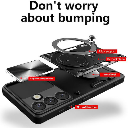 Techsuit Camguard Back Cover Black (Oppo Reno15 F, Oppo Reno15 FS 5G)