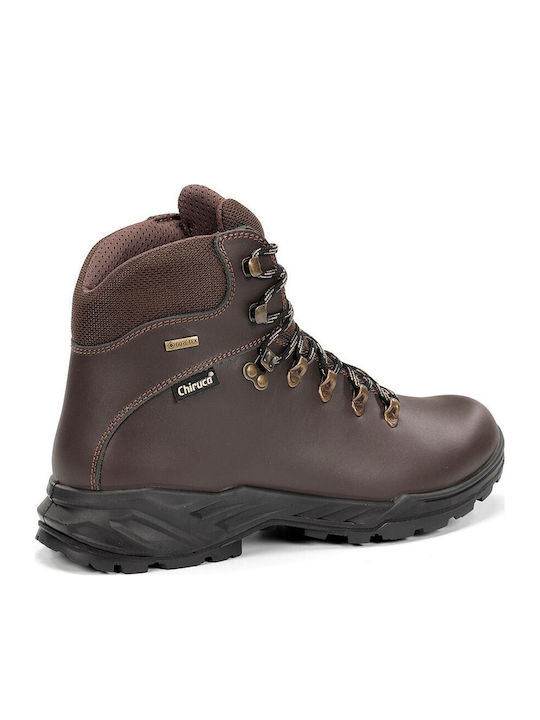 Chiruca Galicia Men's Hiking Boots Waterproof with Gore-Tex Membrane Brown