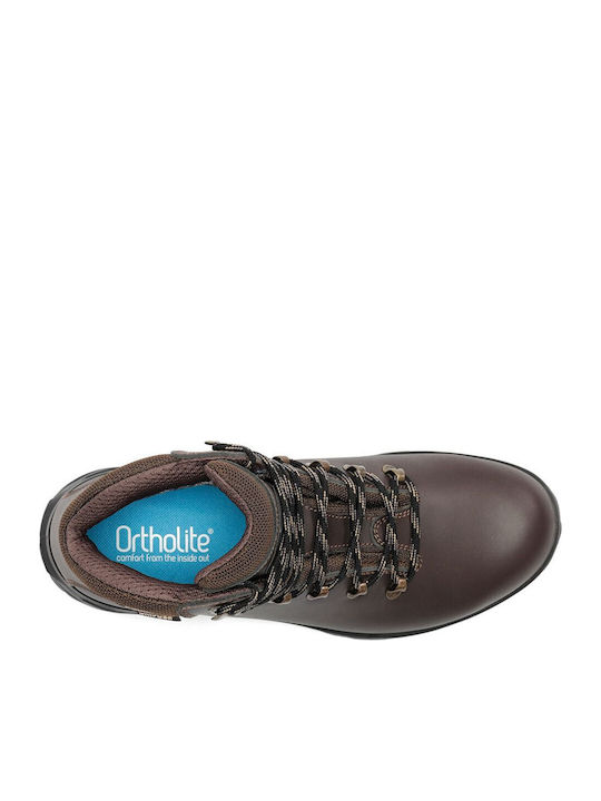 Chiruca Galicia Men's Hiking Boots Waterproof with Gore-Tex Membrane Brown