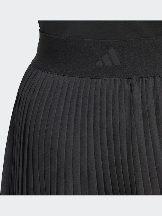 Plisat Fustă Black