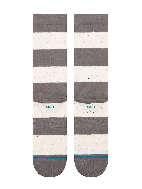 Stance Stripe Αθλητικές Κάλτσες Γκρι 1 Ζεύγος