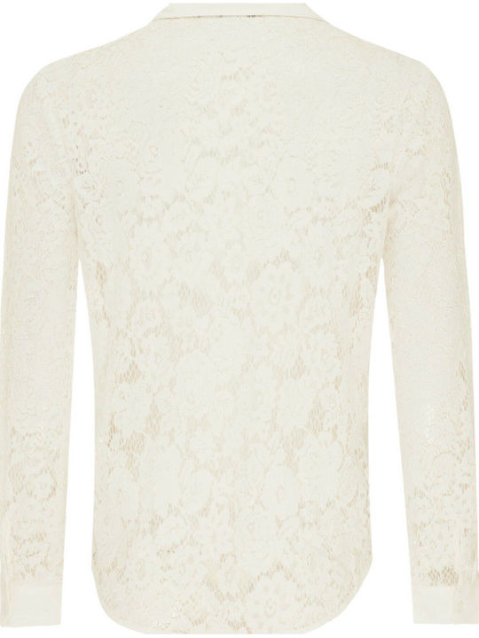 Women's Long Sleeve Shirt Off White