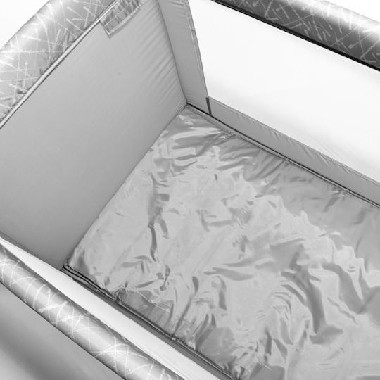 Lorelli Torino Laufstall mit Matratze Fog Striped 127x68cm