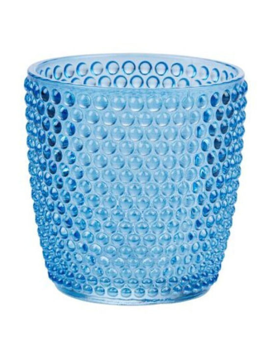 Atmosphera Candle Holder Glass 7.5x7.5x7.5cm 1pcs Various Colors
