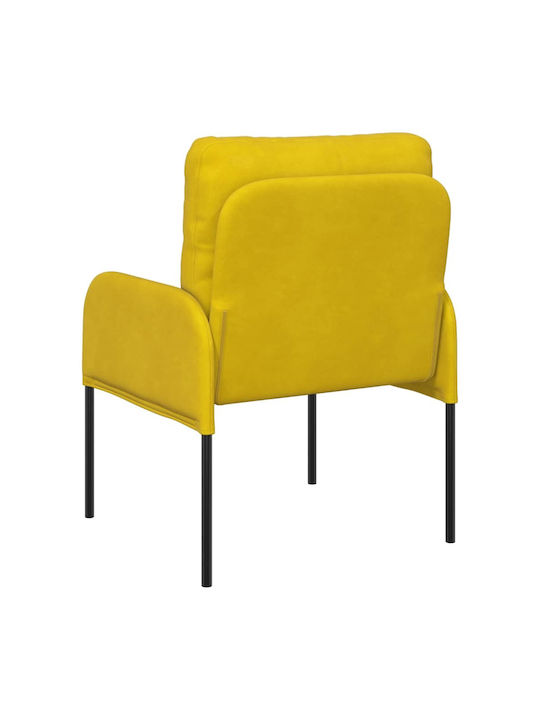 Armchair Yellow 60x56x80cm