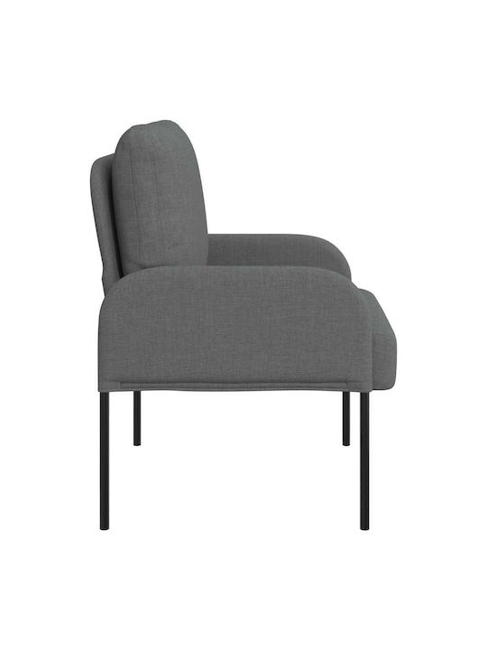 Armchair Dark Grey 60x56x80cm