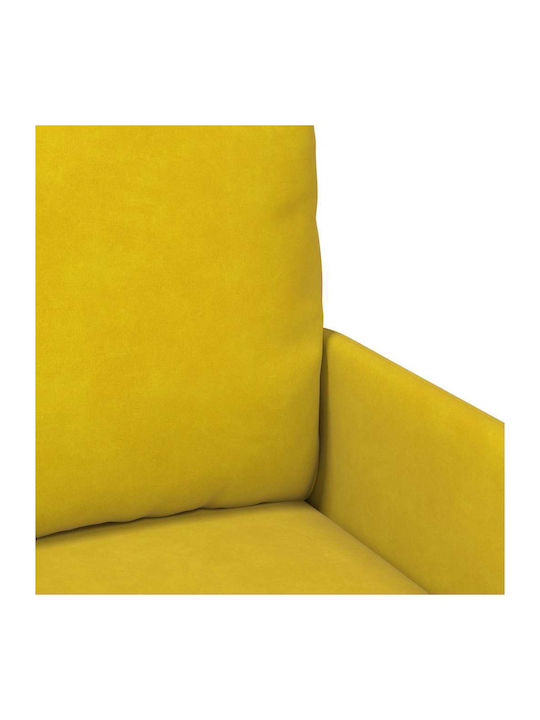 Armchair Yellow 60x56x80cm