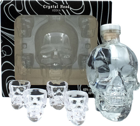 Crystal Head Σύνθεση με Ποτήρια 700ml