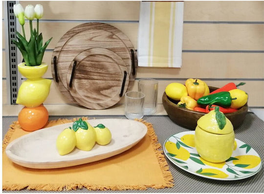 Atmosphera Paulownia Wooden Serving Platter 5cm