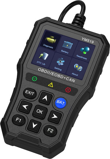 Instrument de diagnostic auto cu ecran OBD 2 cu cablu