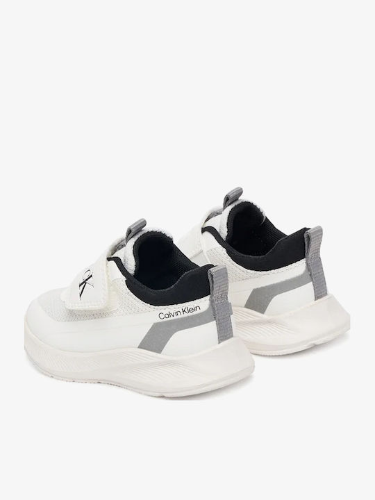 Παιδικά Sneakers με Σκρατς Λευκά