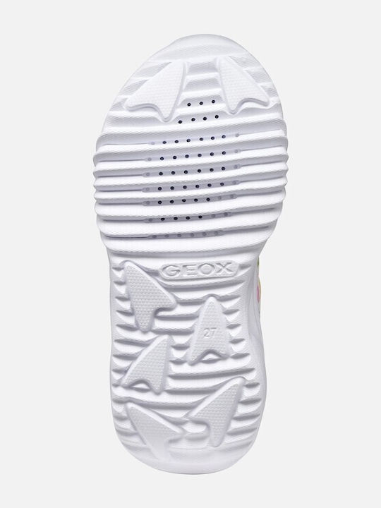 Kids Sneakers Anatomic with Scratch & Lights White