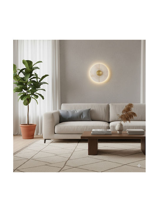 Viokef Φωτιστικό Τοίχου LED Χρυσό 20x20x20εκ. Viokef Φωτιστικό Τοίχου LED Χρυσό 20x20x20εκ.
