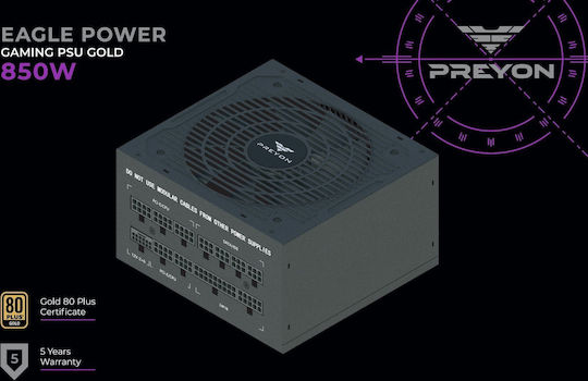 Preyon Nest Meshy+ Gaming Midi Tower Computer Case with Side Window and RGB Lighting Black