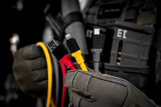 Tactical USB-C zu Lightning Kabel Rot 1m (57983117398)