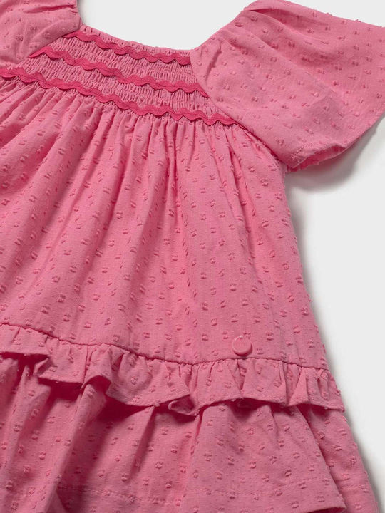Mädchenkleid Ärmellos Rosa