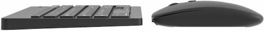 Platinet OKM2658B Ασύρματο Bluetooth Σετ Πληκτρολόγιο & Ποντίκι Αγγλικό US