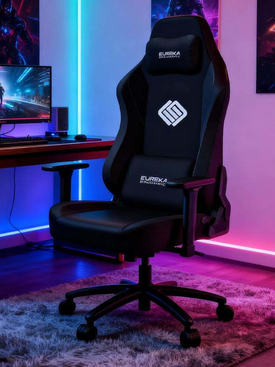 Eureka Ergonomic GC-09 Gaming Stuhl mit verstellbaren Armlehnen Gray