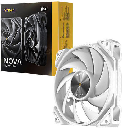 Antec Nova Case Fans 120mm Without LEDs White