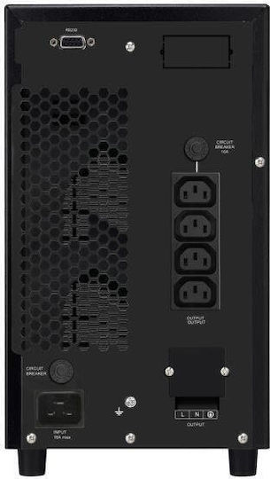 Infosec E4 Value UPS 3000VA 2400W with 5 IEC Power Plugs