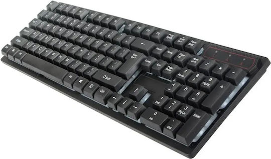 AT06207 Gaming Πληκτρολόγιο με RGB φωτισμό (Αγγλικό US)